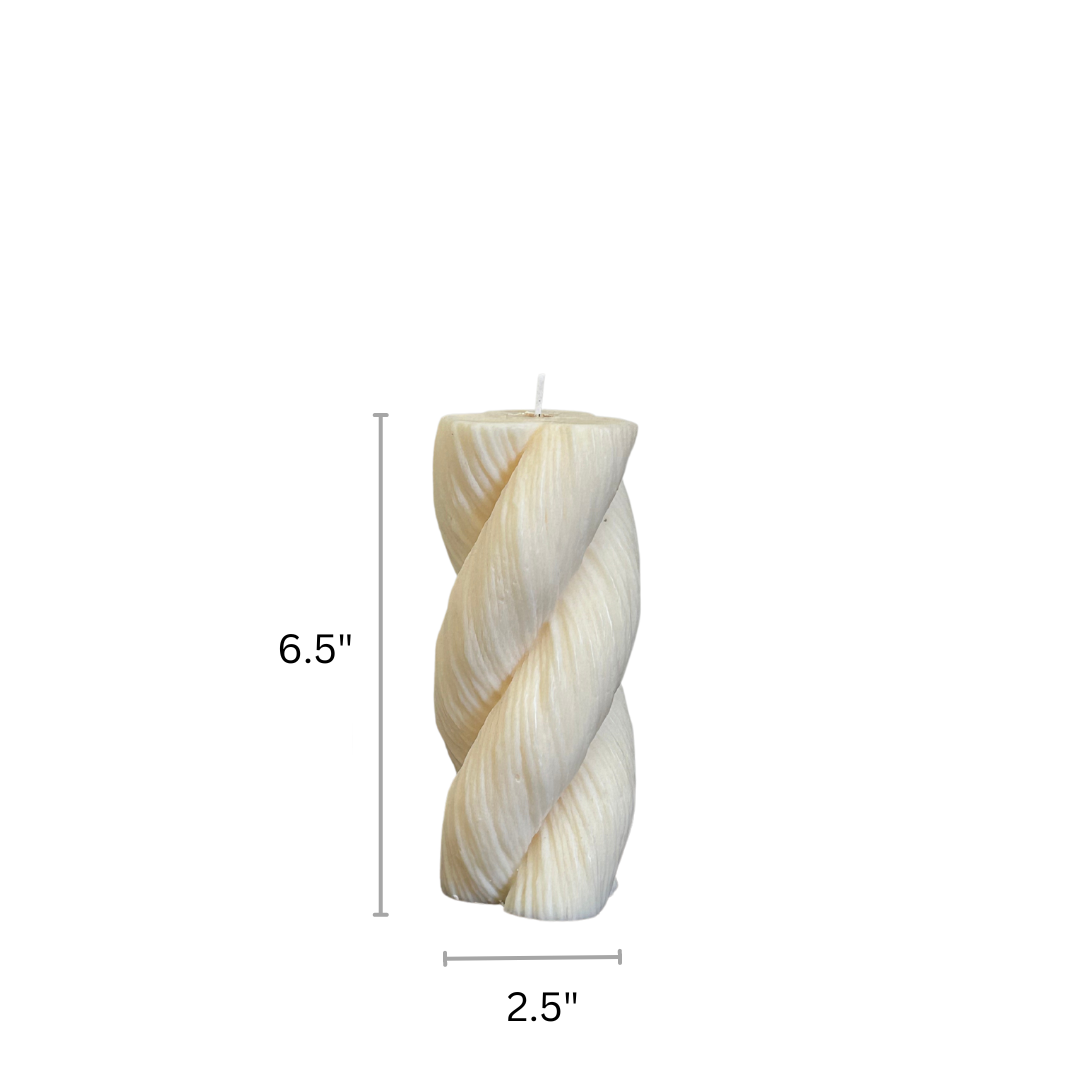 White Rope Candle