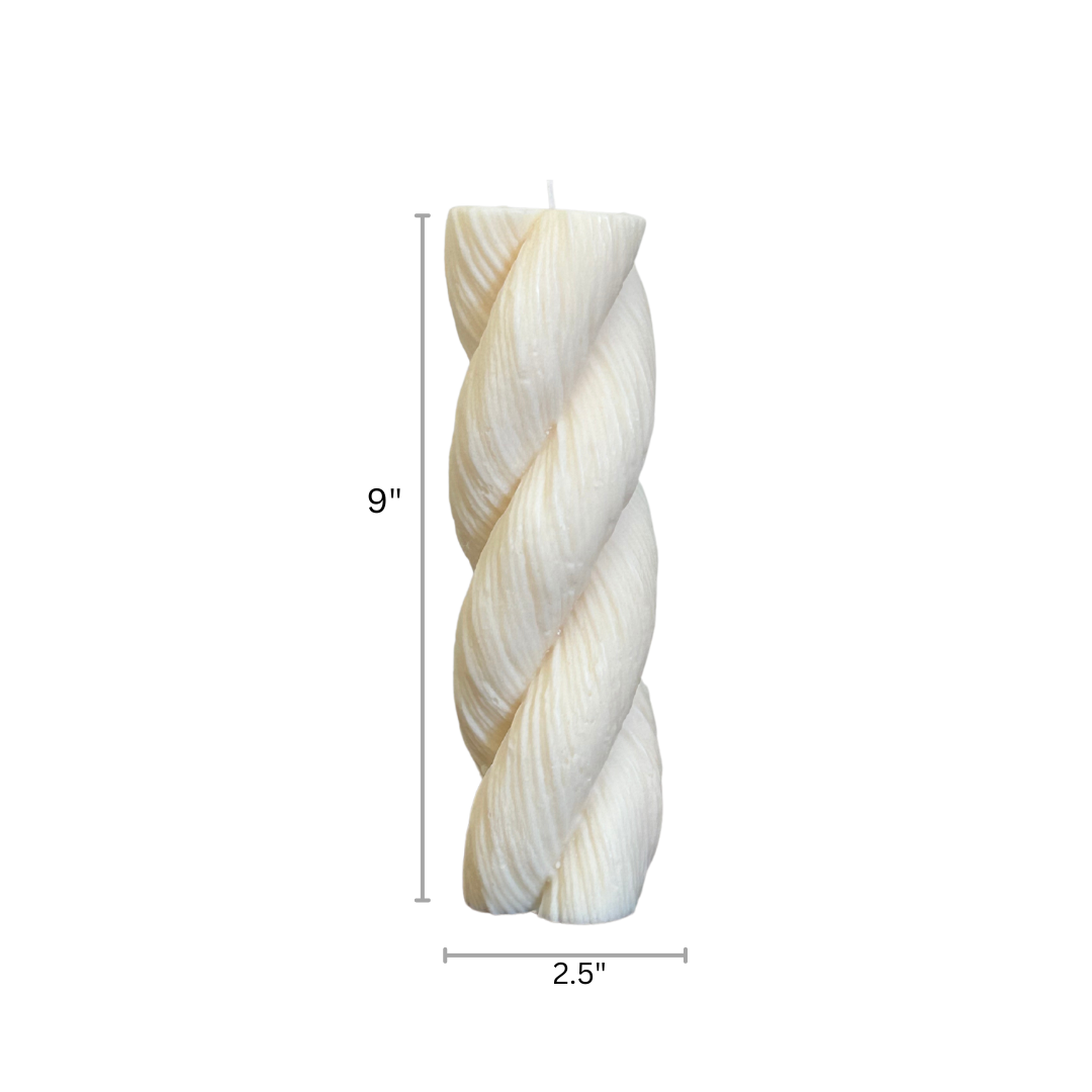 White Rope Candle